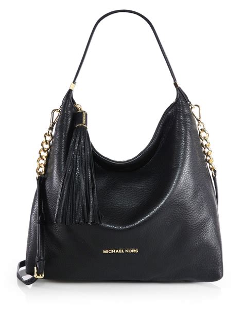 michael kors blacklove|Michael Kors shoulder bag black.